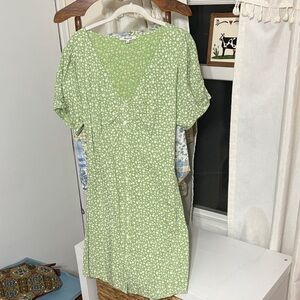 Madewell Green Floral Top